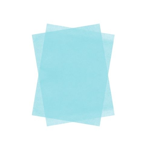 Hartie matase Colorarte 66x50cm albastru deschis set 100 coli