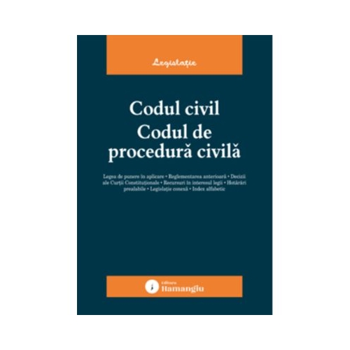 Codul civil. Codul de procedura civila. Actualizat la 14 ianuarie 2026