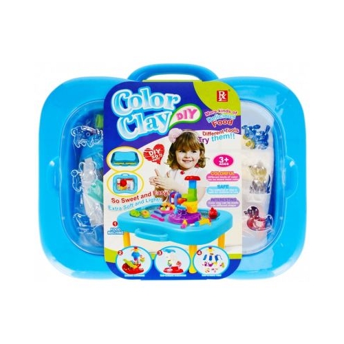 Set creatie plastilina Mega Creative Color Clay Dentis Delicious Food 459988 diverse culori cu accesorii 3 ani