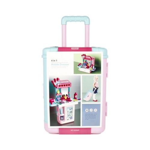 Set de joaca 4 in 1 - stand cosmetice tip troller - accesorii diverse incluse MegaCreative 483207 3 ani