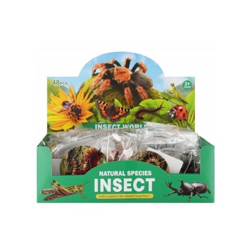 Jucarie figurina insecta MegaCreative 572087 diverse 8x8cm 3ani