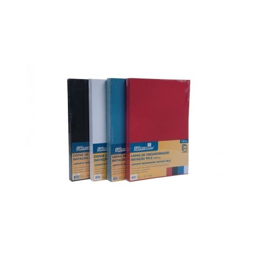 Coperta indosariere A4 Office Cover LG-01 carton alb imitatie piele 230gmp top cu 100 coli