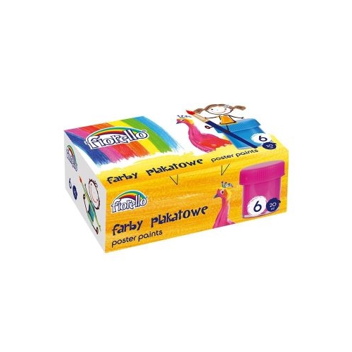 Culori tempera Fiorello 6 culori x 20ml 170-1869