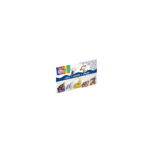 Accesorii creatie - confetti 5 modele x 2g 10g Fiorello GR-K252  170-2244