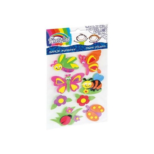 Abtibilduri - fluturi flori 28-70mm gumat set 8 buc Fiorello GR-NP128  170-2384