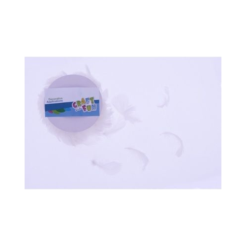 Accesorii creatie - pene pe sarma rola Craft with Fun 463672