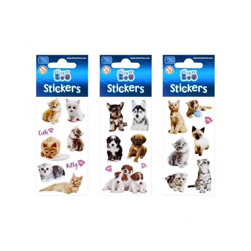 Abtibilduri - catei pisici set 7-8 buc Sticker Boo 476945