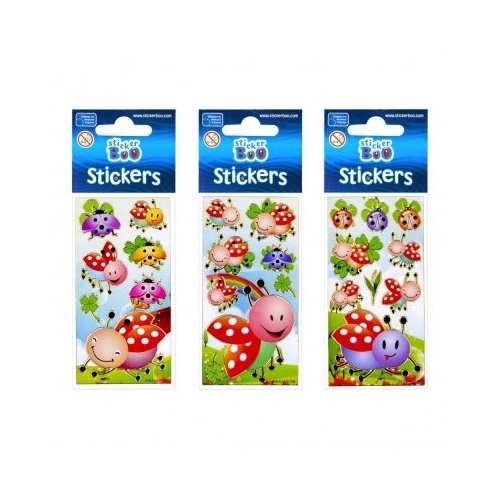 Abtibilduri - buburuze set 7-8 buc Sticker Boo 101531