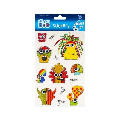 Abtibilduri - monstruleti set 13 buc Sticker Boo 493717
