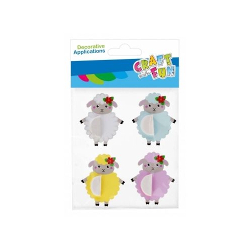 Abtibilduri - oite Paste 10x17cm Craft with Fun 531800 set 4 buc