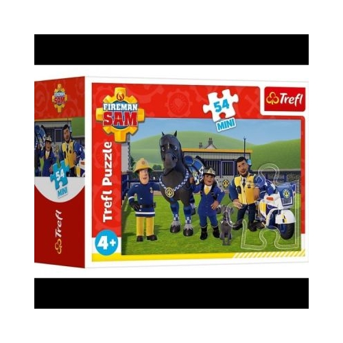 Puzzle carton 54 piese Trefl Pompierul Sam Mini