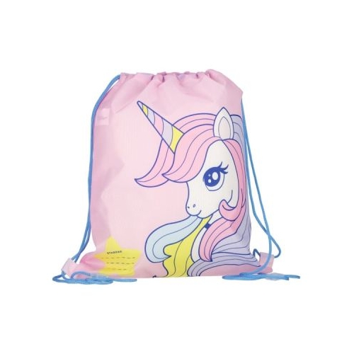 Rucsac cu snur pentru copii Starpak Unicorn 38. 5x33 cm roz