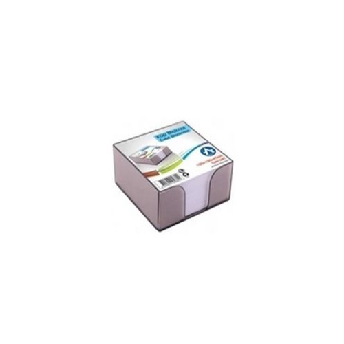 Cub hartie notes Ark 567-1 500 coli 85x85 mm alb include suport plastic transparent fumuriu