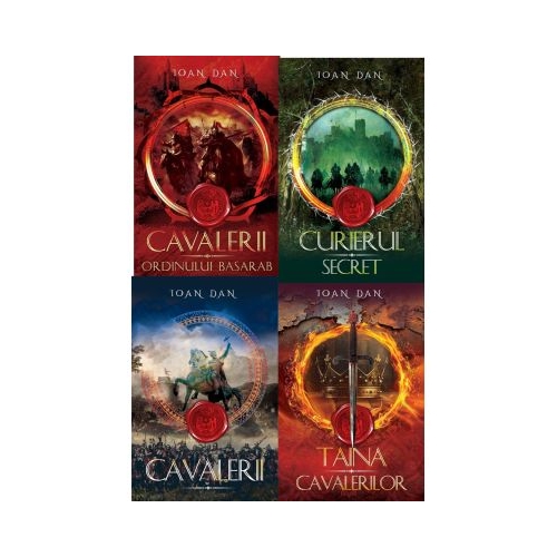 Colectia Cavalerii de Ioan Dan Pachet complet 4 volume editie brosata