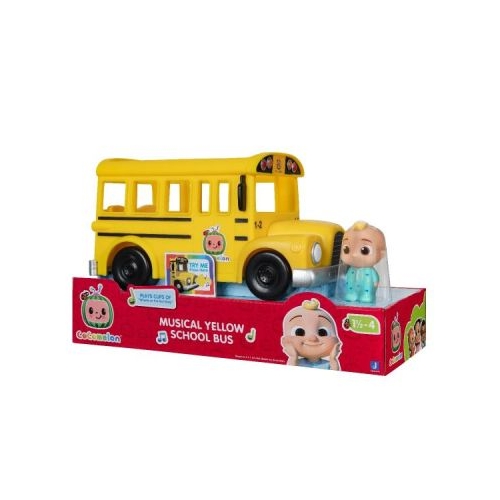 CoComelon Autobuz scolar cu cantec si figurina JJ