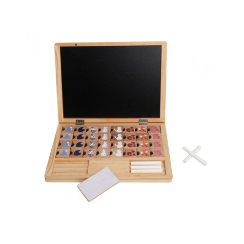 TABLA DIN LEMN CU 39 DE PIESE MOMKI