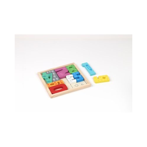 PUZZLE DIN LEMN CU NUMERE 12 PIESE