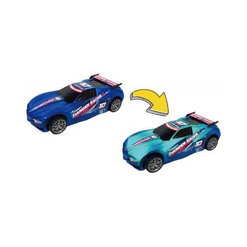 MASINUTA CU LUMINI SUNETE SI SISTEM PULLBACK RACER SCARA 1/24 DIVERSE CULORI