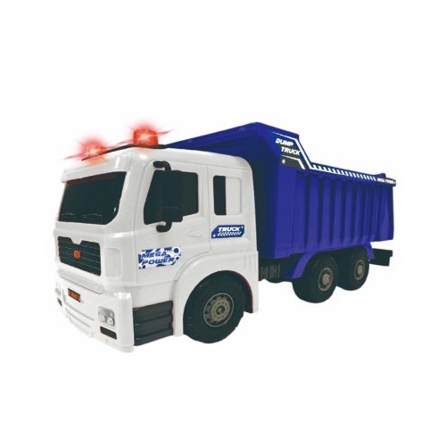 VEHICULE CU LUMINI SUNETE SI FRICTIUNE SCARA 1/6 BASCULANTA MOV