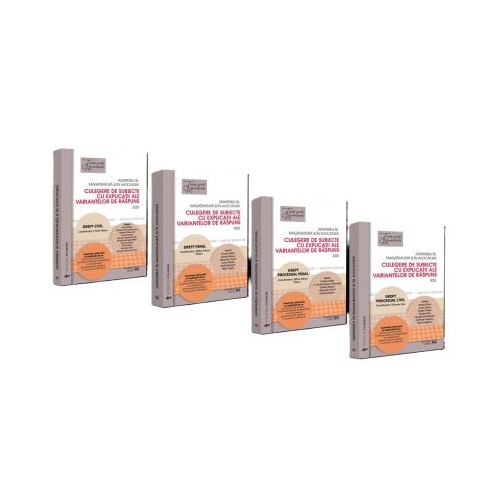 Pachet Admiterea in magistratura si in avocatura. Culegere de subiecte cu explicatii ale variantelor de raspuns. Editia a 7-a - Mihai Adrian Hotca
