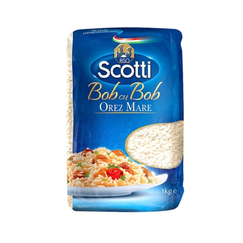 Scotti Orez bob cu bob mare pentru risotto si pilaf, 1 kg