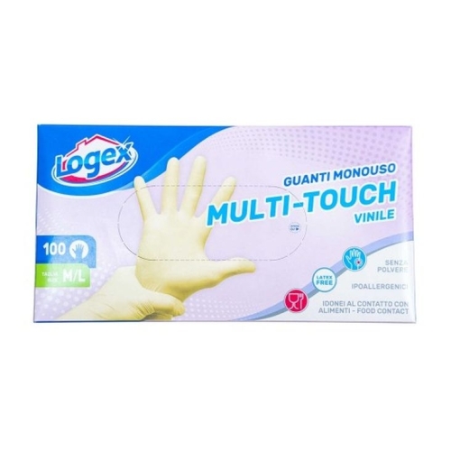 Logex, set 100 manusi, polietilena