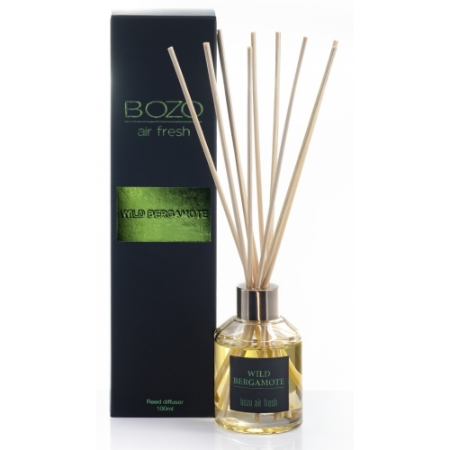 Odorizant camera cu betisoare aroma Bergamote, 100 ml, Bozo