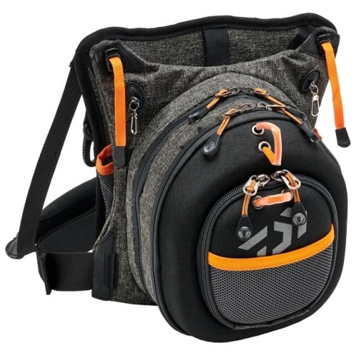 GEANTA CHEST PACK NOIR ORANGE