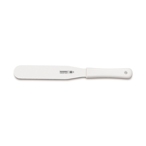 Spatula patiserie, inox, maner culoare alba, lungime 385mm