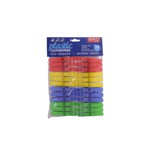 Carlige rufe din plastic, 8 cm 24 buc/set