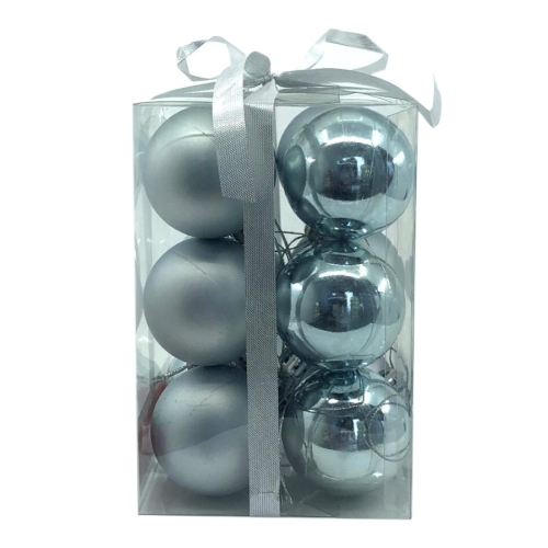 Set 6 globuri colorate bleu , diametru 60 mm Tarrington House 