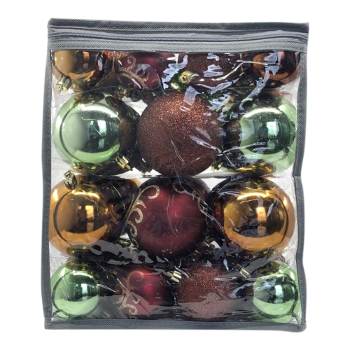 Set 50 globuri colorate , dimensiune 60/80 mm Tarrington House