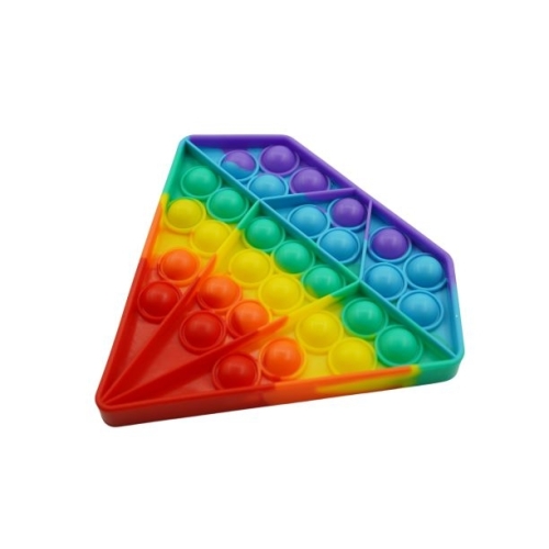 Jucarie antistres din silicon Pop it now and flip diamant multicolor, FLIPPY