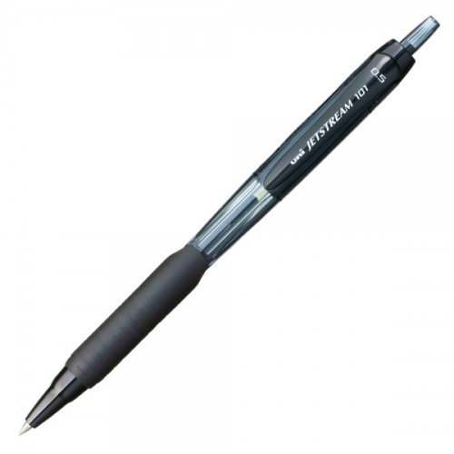 Pix Jetstream Uni-ball SXN-101 0.5mm cu mecanism corp in culoarea scrisului grip cauciucat negru