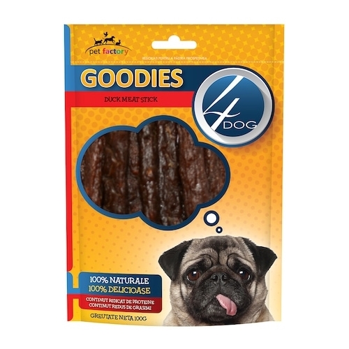 4DOG Goodies Recompense Duck Sticks 100g