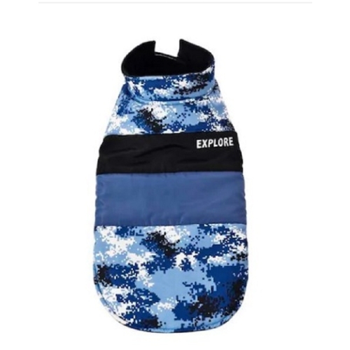 4DOG Hainuta Caini DELUXE Army Bleu 50 cm. Produse pentru caini si catei