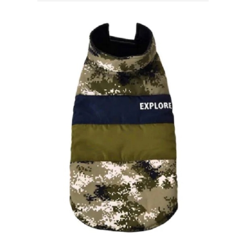 4DOG Hainuta Caini DELUXE Army Verde 55 cm. Produse pentru caini si catei