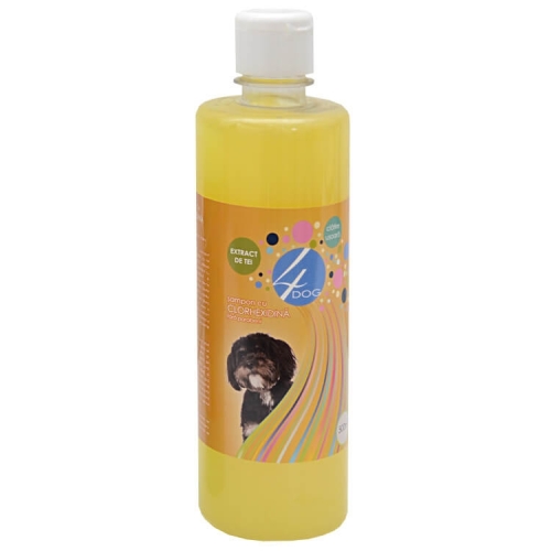 4Dog Sampon Caini cu Clorhexidina, 500ml. Produse pentru caini si catei
