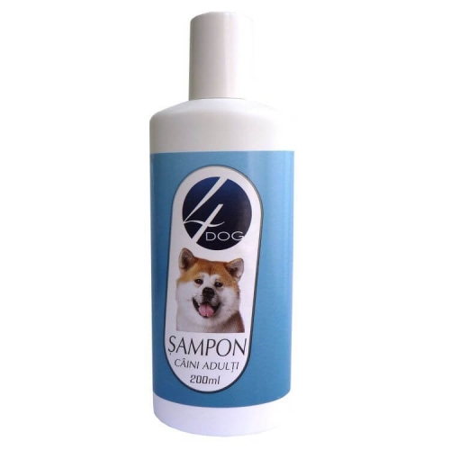 4Dog Sampon pentru caini adulti, 200 ml. Produse pentru caini si catei