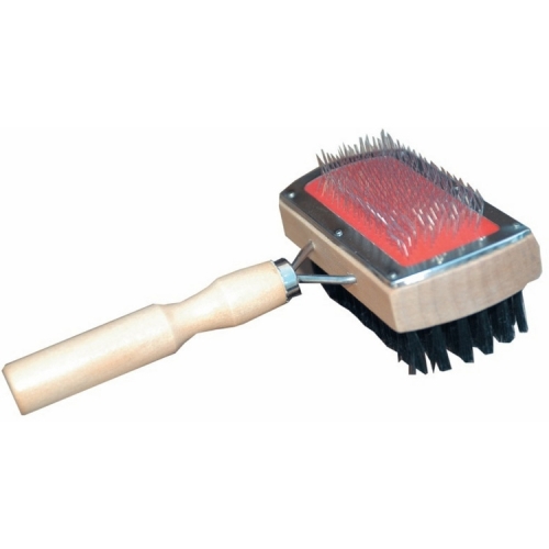 Perie Pisica ovala combinata 4DOG. Produs dedicat pentru pisici