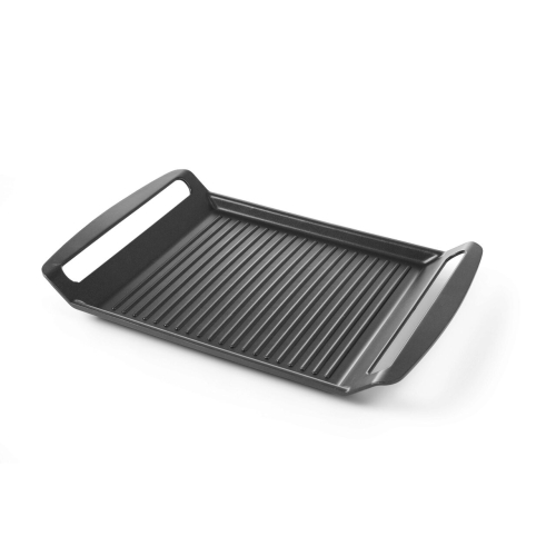 Gratar pentru masini de gatit cu inductie Aluminiu/Teflon 39 cm lungime x26 cm latime x 3