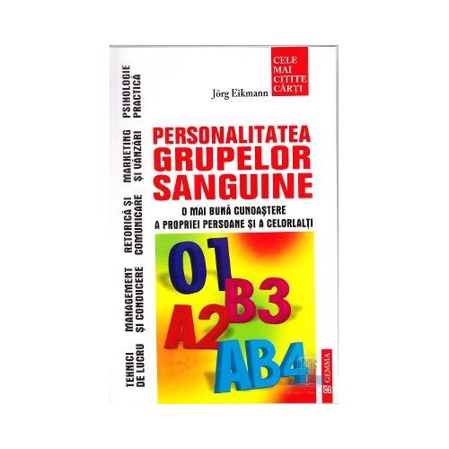 Personalitatea Grupelor Sanguine (O mai buna cunoastere a propriei persoane si a celorlalti) - Jorg Eikmann
