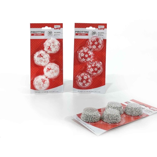 Set 30 forme pentru briose din hartie, diametru 73mm