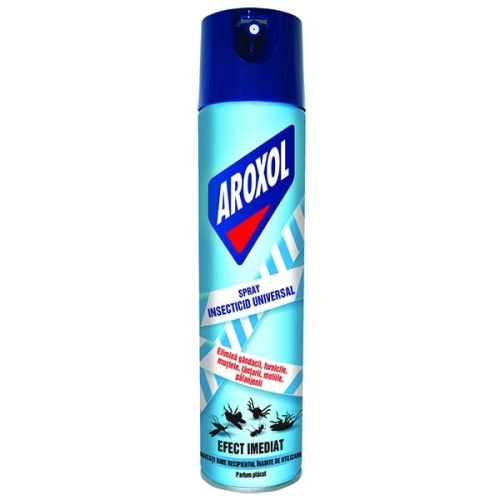 Spray insecticid universal Aroxol, 400 ml. Produs pentru eliminarea insectelor si a gandacilor