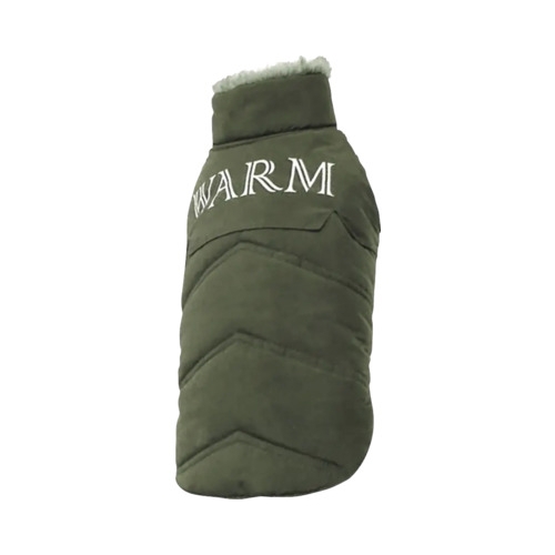 Hainuta pentru caini, Warm, verde, 35 cm, 4DOG Deluxe