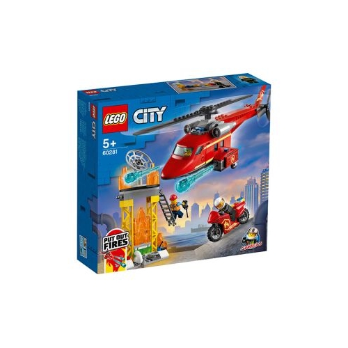 LEGO City - Elicopter de pompieri 60281, 212 de piese