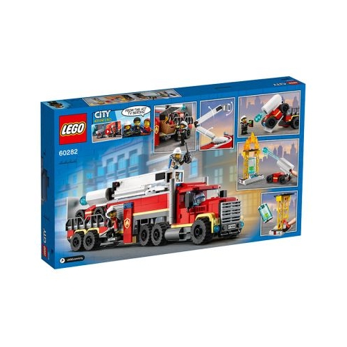 LEGO City - Unitatea de comanda a pompierilor 60282, 380 de piese