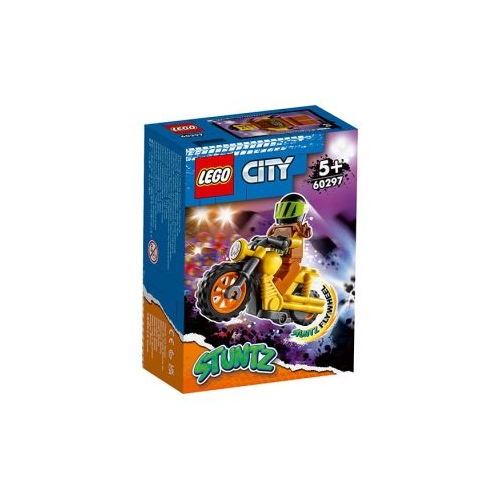 LEGO City - Motocicleta de cascadorie pentru impact 60297, 12 piese