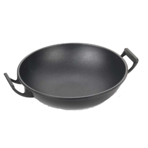 Wok cu 2 manere -aluminiu teflonat, diametru 320mm