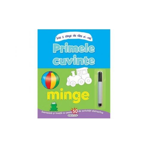 Primele cuvinte - Scrie si sterge de cate ori vrei! (+6 ani)